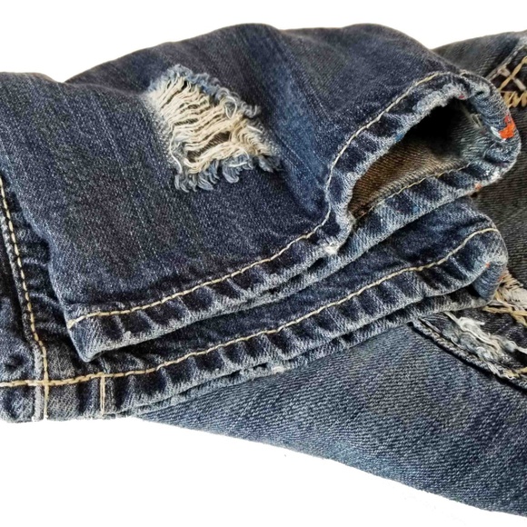 BKE Sabrina Crop/Capri Jeans Size 25 Distressed - Picture 7 of 8